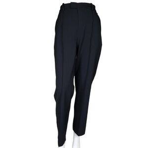 Madewell | The Fairbanks Pant True Black Straight Tapered Trousers Women's 6